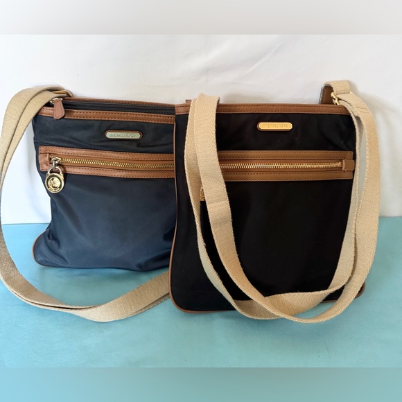 2pc Michael Kors EUC Kempton nylon crossbody’s - Picture 1 of 9